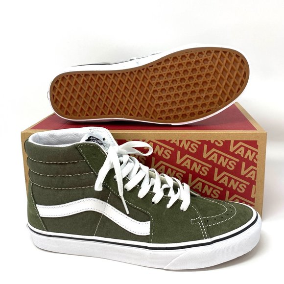 VANS Sk8-Hi Grape Leaf White Suede Men's Size - Picture 3 of 8